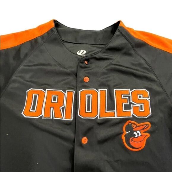Y2K 90s Baltimore Orioles Dynasty Jersey Size Large Button up shirt MLB - Picture 3 of 6